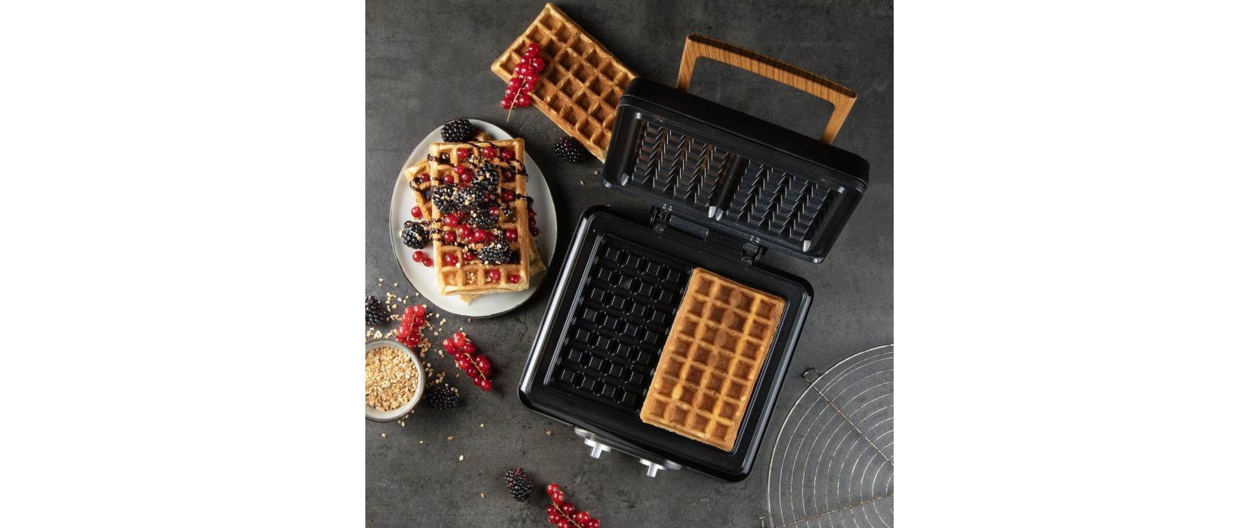 Domo Waffeleisen DO9281W , Schwarz