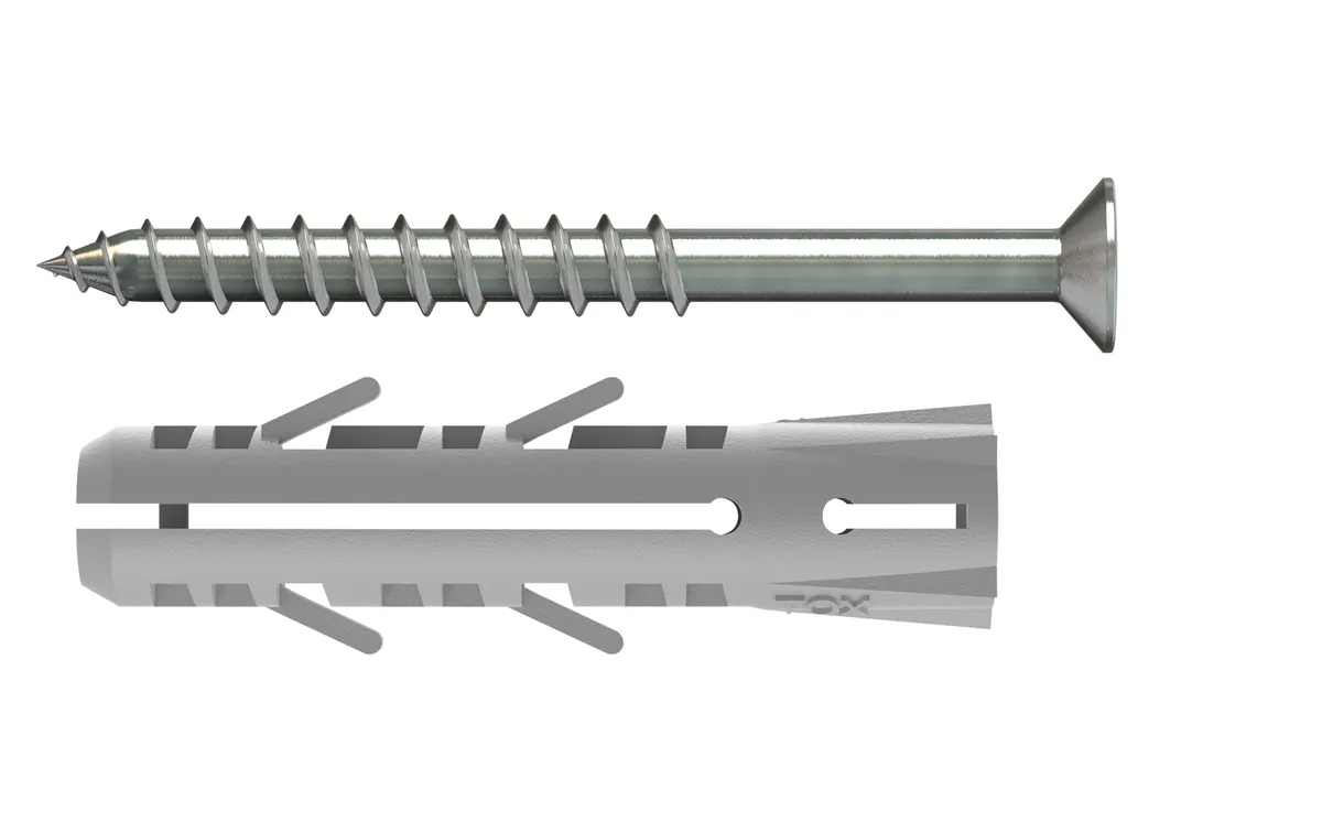 Tox-Dübel Spreizdübel Barracuda 5x25 mm, inkl. Schraube 12 Stück Tox-Dübel Spreizdübel Barracuda 5x25 mm, inkl. Schraube 12 Stück