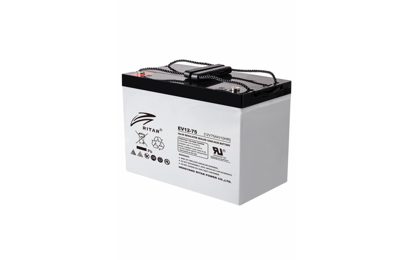 Ritar Batterie AGM EV 12 V 75Ah