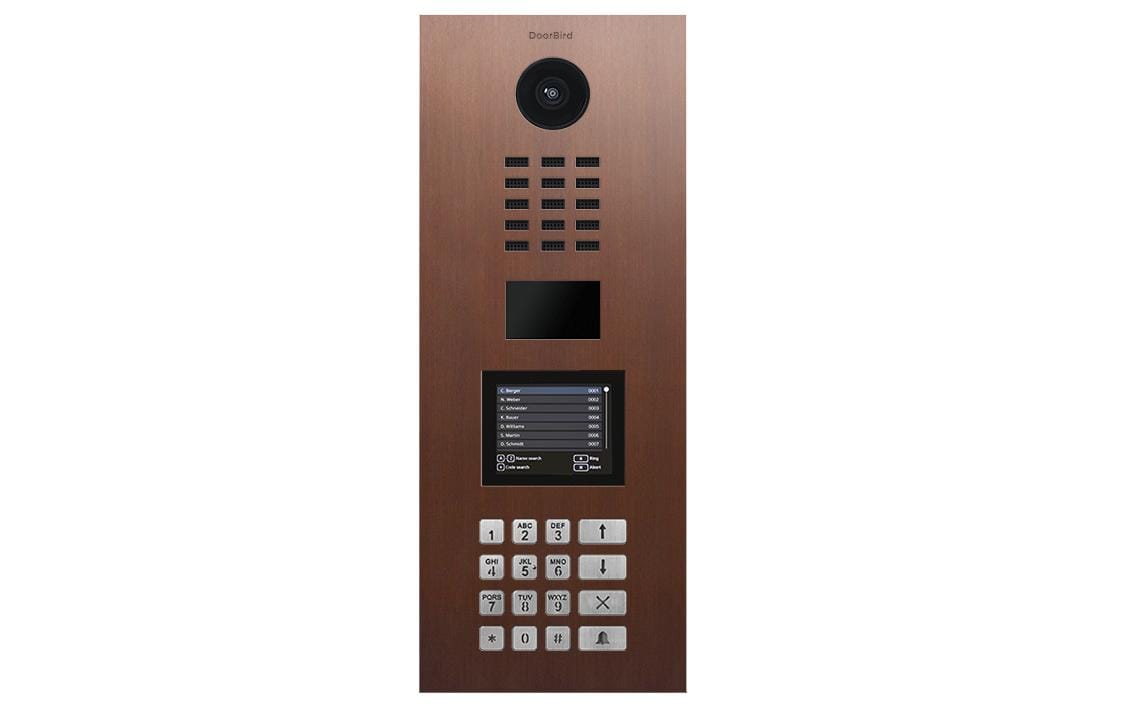 Doorbird D22DKV IP Video Türsprechanlage Baubronze