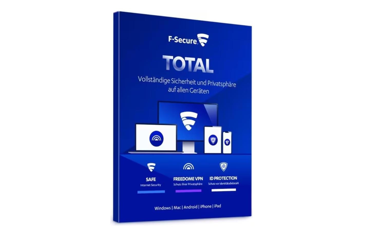 F-Secure Total Security Box, Vollversion, 3 Geräte, 1 Jahr F-Secure Total Security Box, Vollversion, 3 Geräte, 1 Jahr