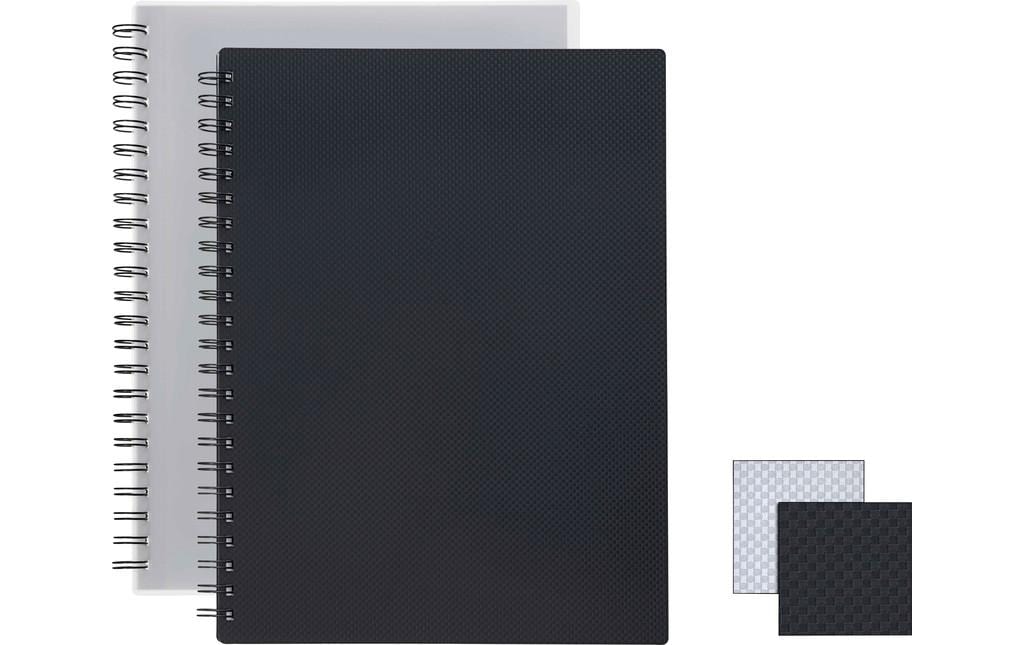 Kolma Sichtbuch A4, 20 Taschen, Schwarz