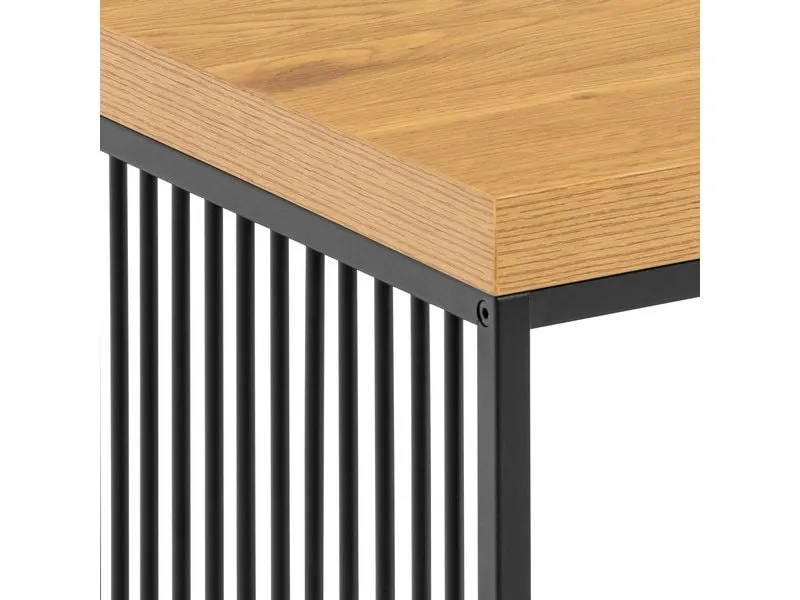 AC Design Beistelltisch Strington 40 x 40 x 42 cm, Braun/Schwarz AC Design Beistelltisch Strington 40 x 40 x 42 cm, Braun/Schwarz
