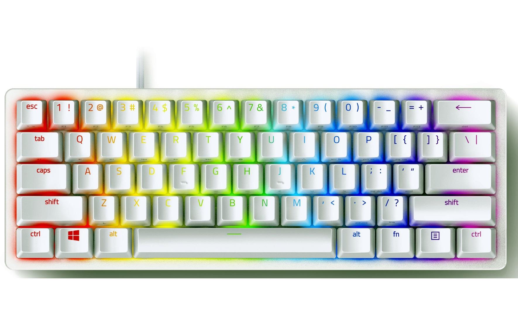 Razer Gaming-Tastatur Huntsman Mini Mercury US-Layout Razer Gaming-Tastatur Huntsman Mini Mercury US-Layout