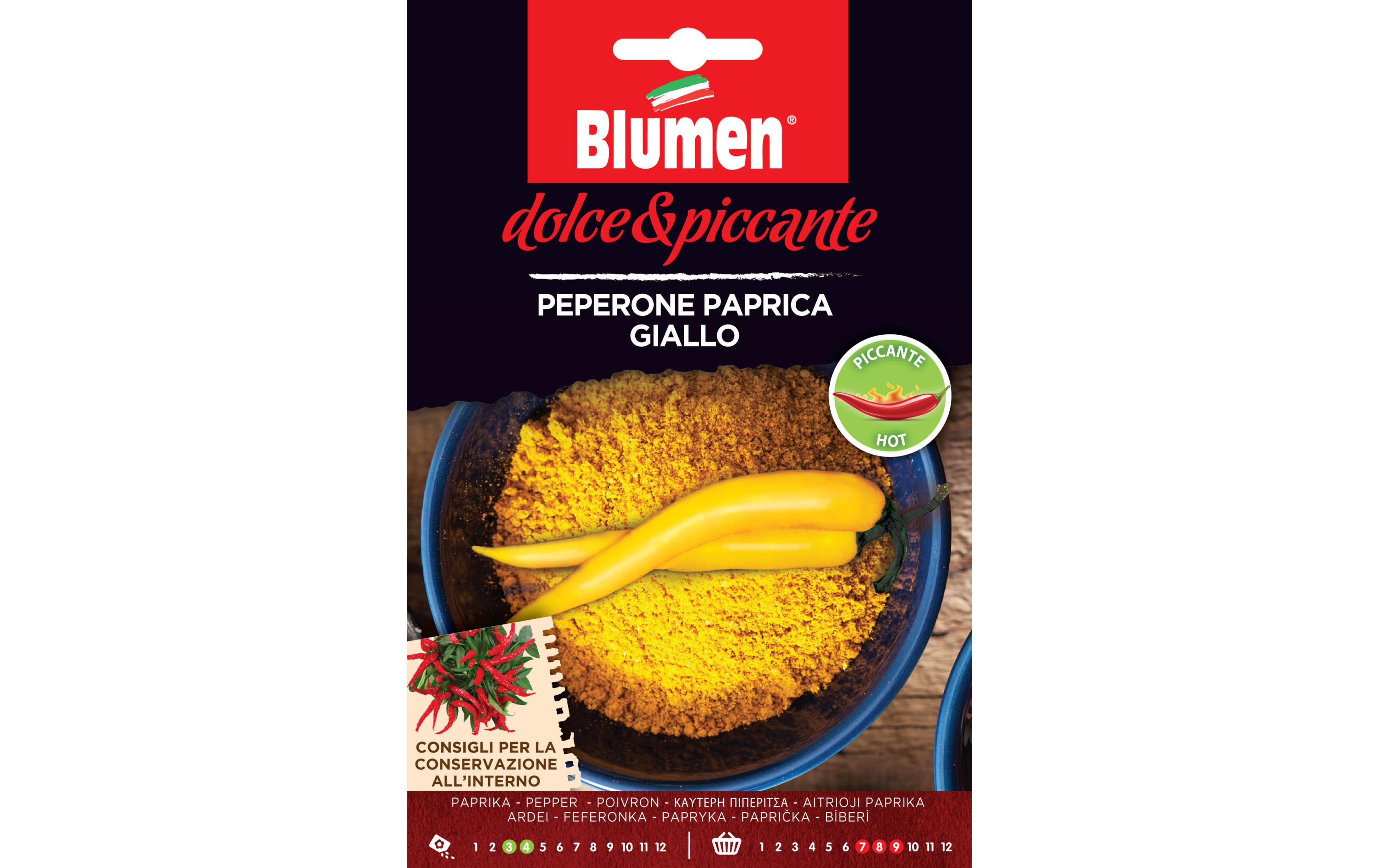 Blumen Samen Paprika Paprico Giallo