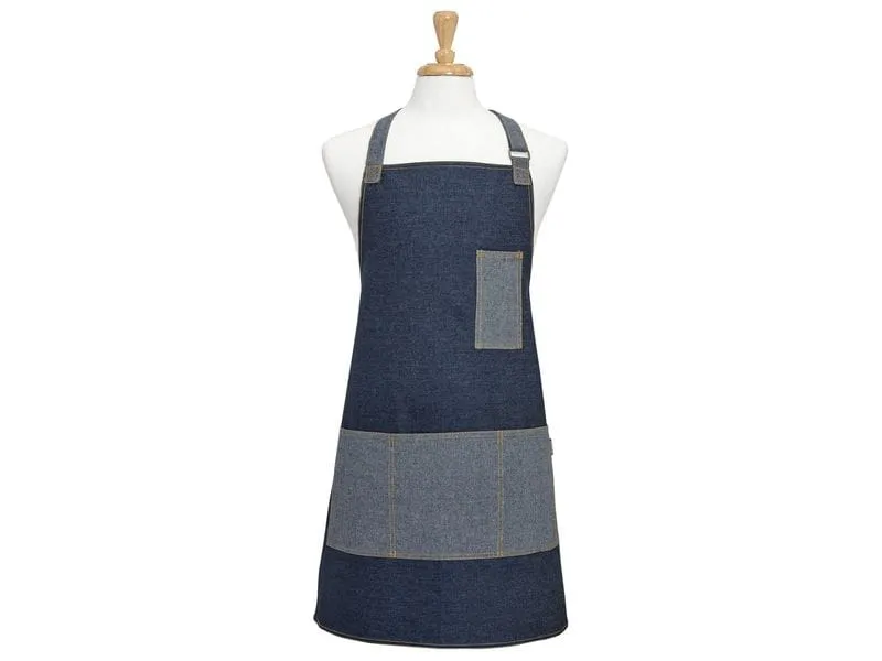 Ladelle Küchenschürze Denim 70 x 80 cm, Blau Ladelle Küchenschürze Denim 70 x 80 cm, Blau