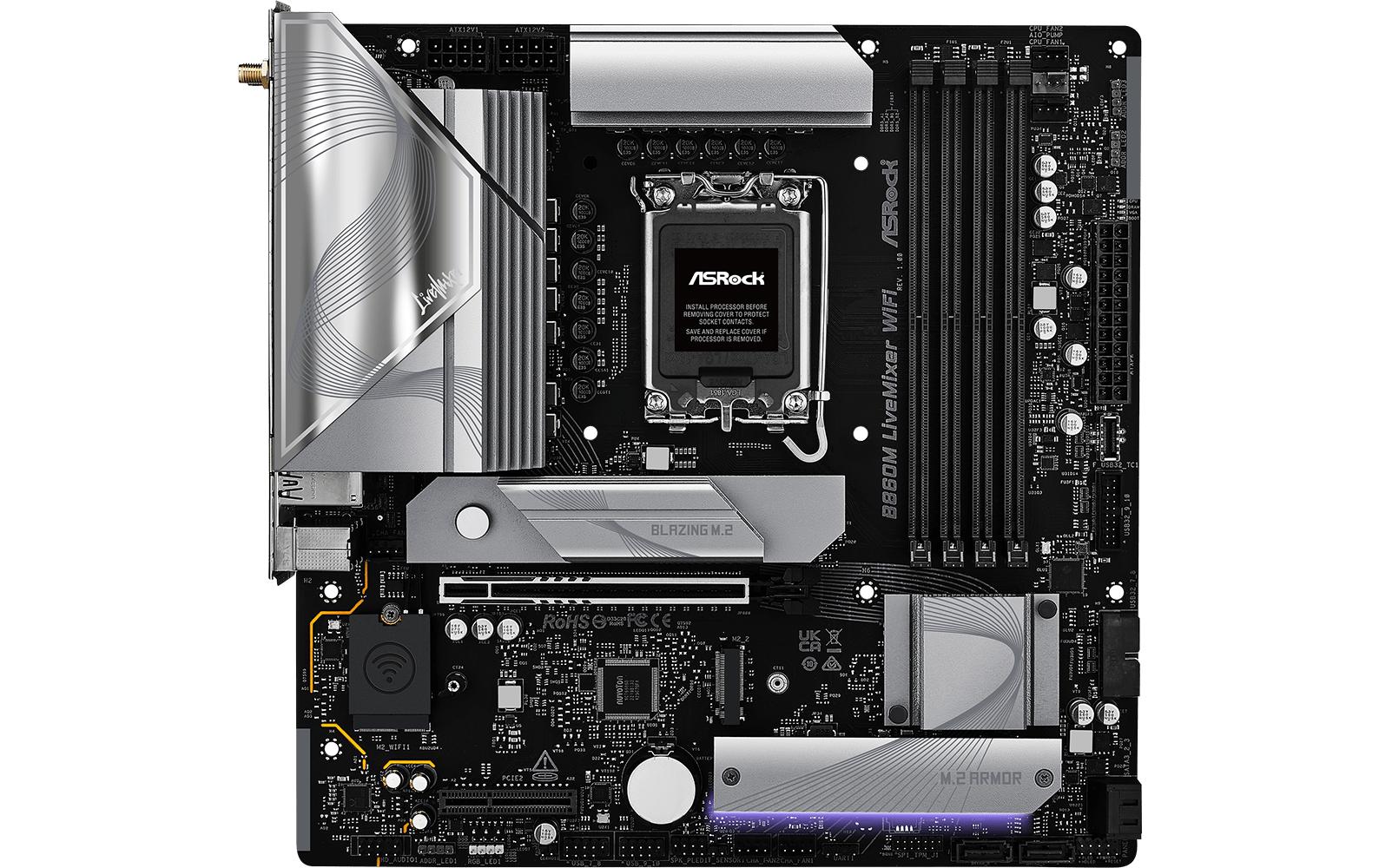 ASRock Mainboard B860M LiveMixer WiFi