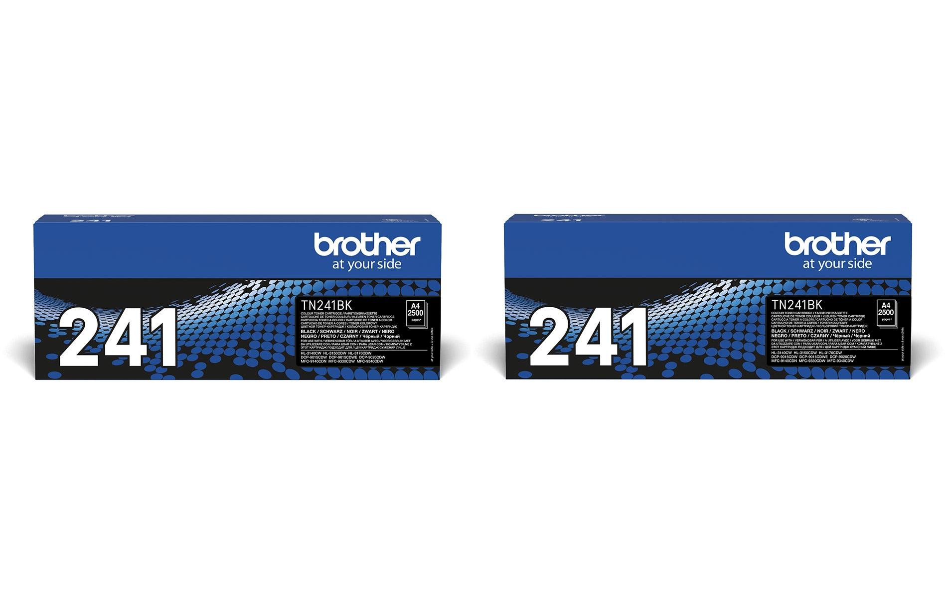 Brother Toner TN-241BK TWIN PACK Schwarz