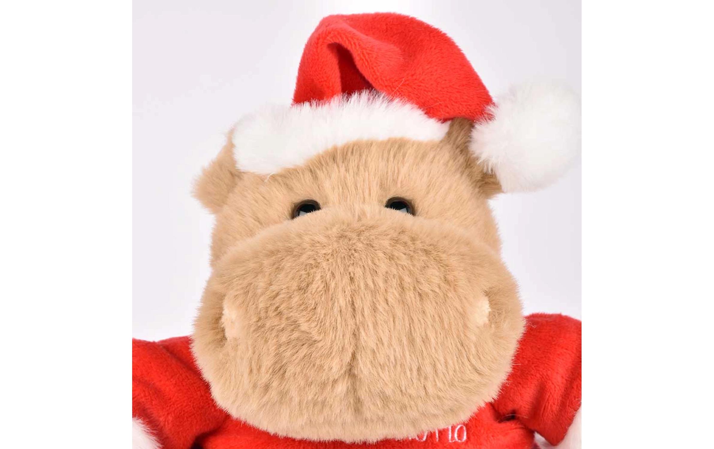 DouDou et compagnie Hippo Weihnachten 20 cm, Beige