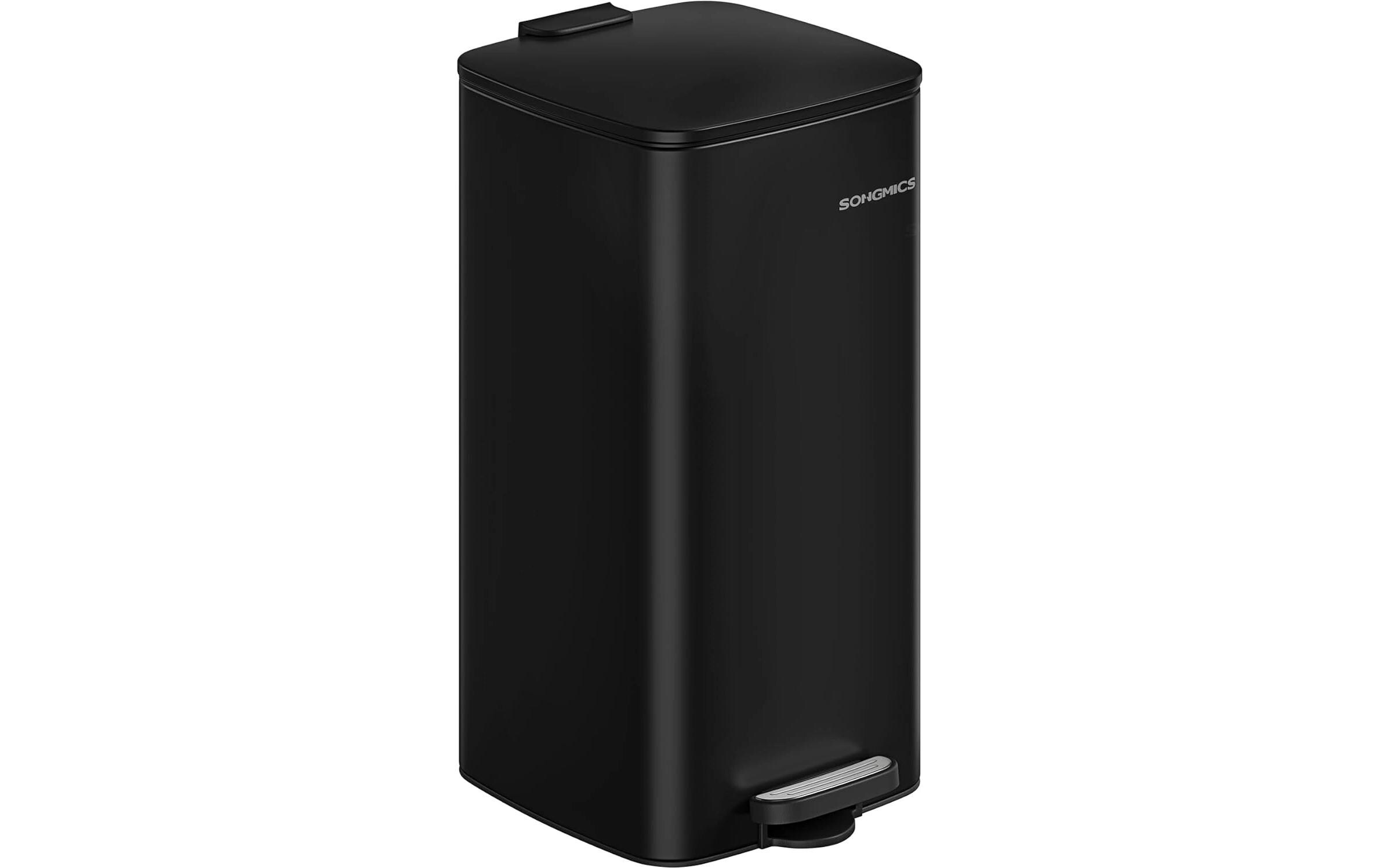 Songmics Abfalleimer 20 l, Schwarz