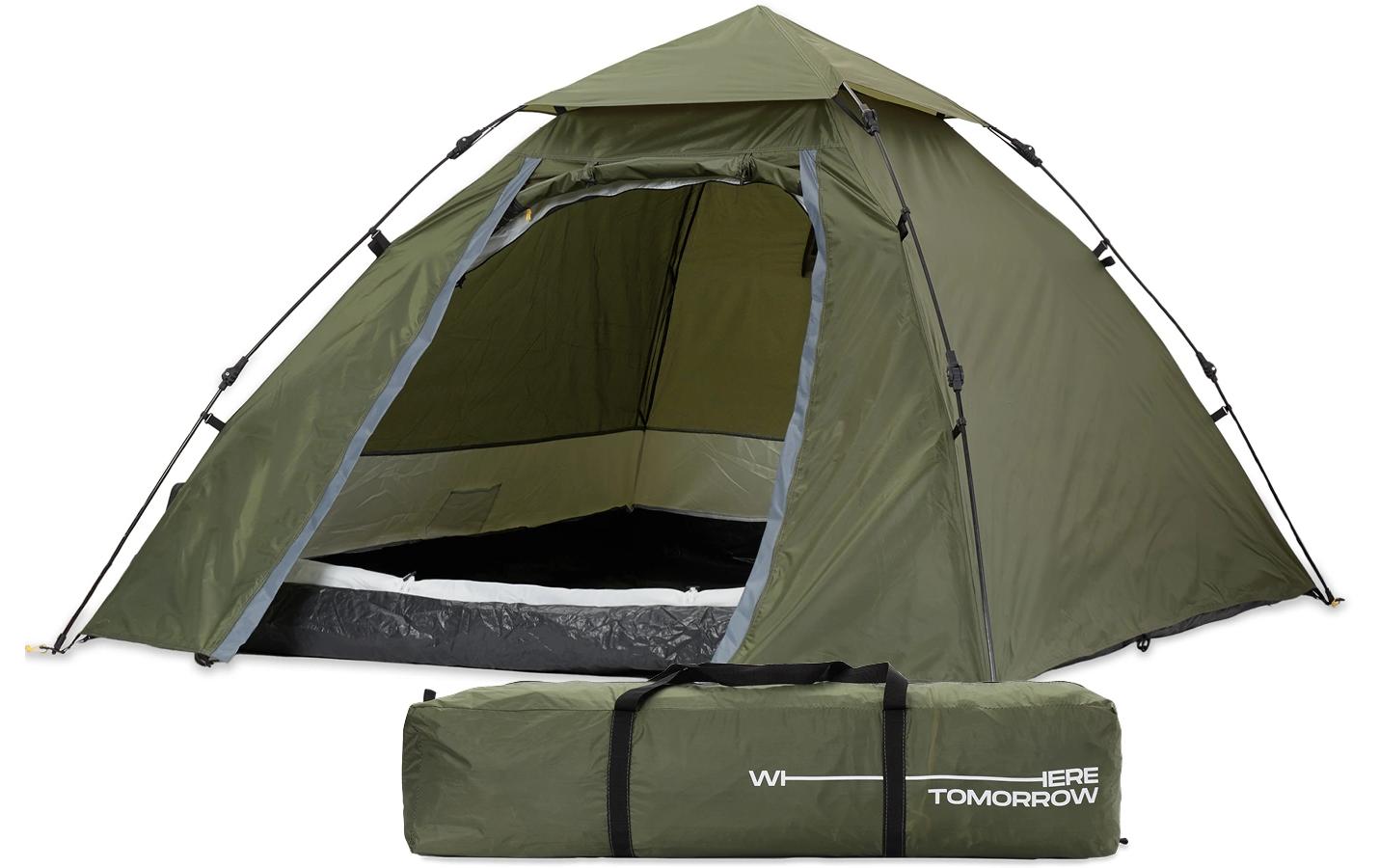 Where tomorrow Kuppelzelt 3 Personen - Grün Where tomorrow Kuppelzelt 3 Personen - Grün
