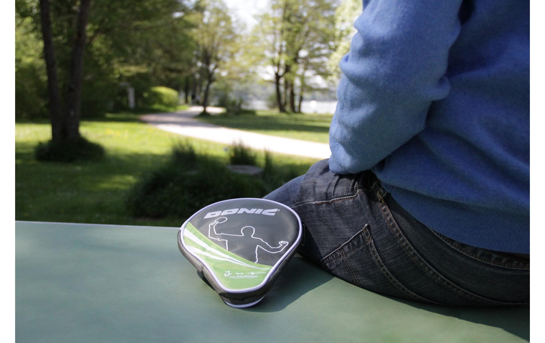 DONIC Schildkröt Tischtennis-Hülle Waldner grün