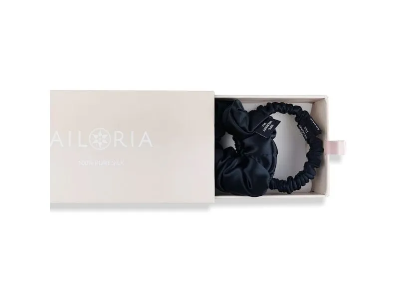 Ailoria DOUX Set Scrunchies S und M aus Seide Ailoria DOUX Set Scrunchies S und M aus Seide