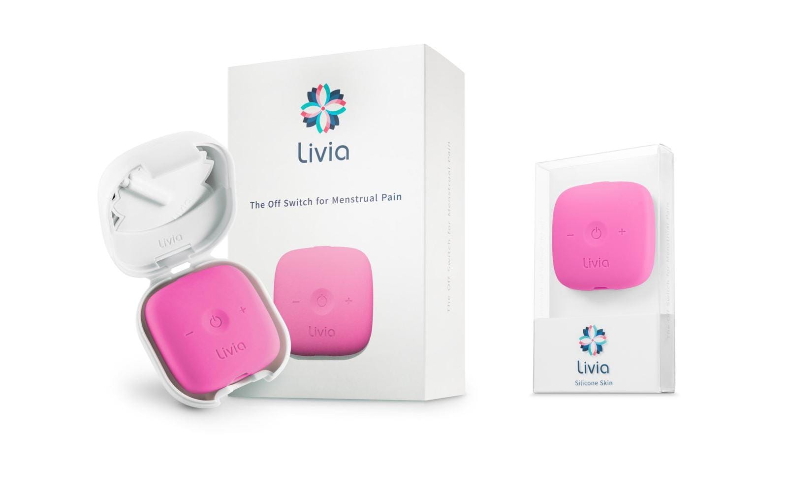 Livia Lösung für Menstruationsbeschwerden Pink
