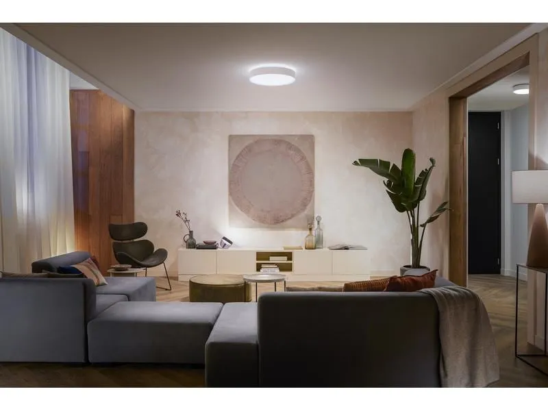 Philips Hue White Amb. Enrave Deckenleuchte L weiss 3300 lm + Dimmer
