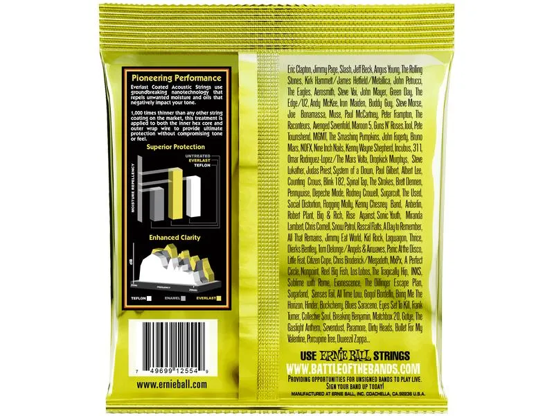 Ernie Ball Gitarrensaiten 2554 Everlast CB 80/20 – Medium 13-56 Ernie Ball Gitarrensaiten 2554 Everlast CB 80/20 – Medium 13-56