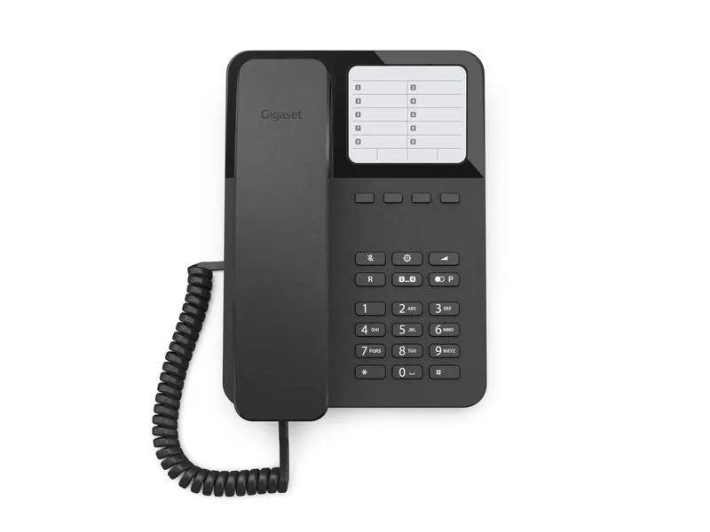 Gigaset Tischtelefon Desk 400 Schwarz