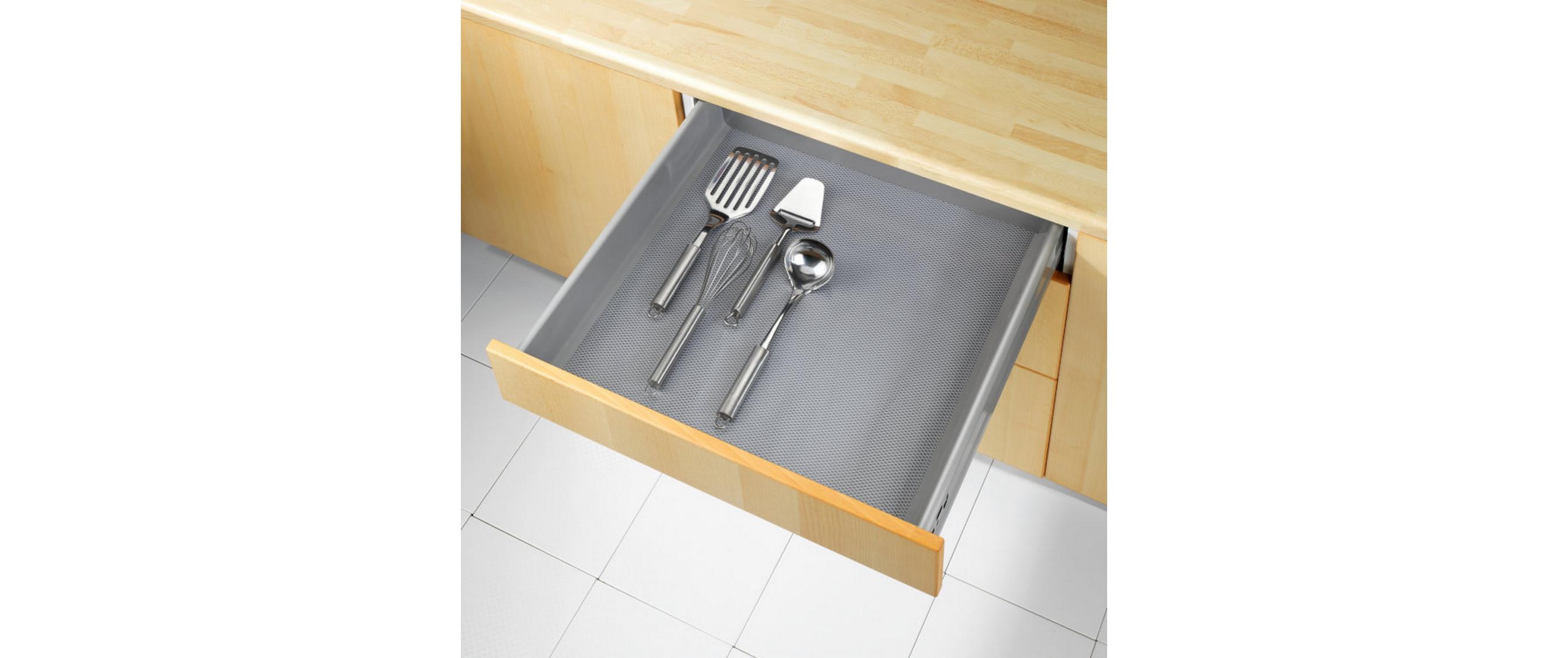 Wenko Anti-Rutsch-Matte Transparent Weiss