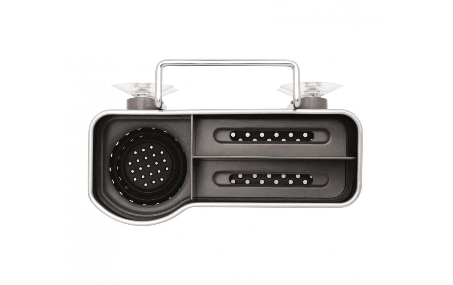 Simplehuman Spültroganhänger Caddy Edelstahl Silber
