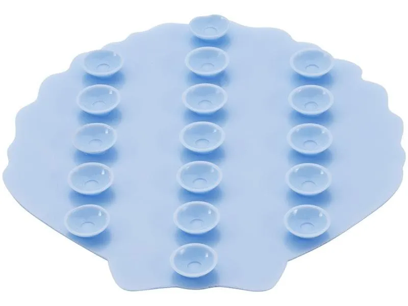diaqua® Badewanneneinlage Minis Shell 5 Stück, Blau