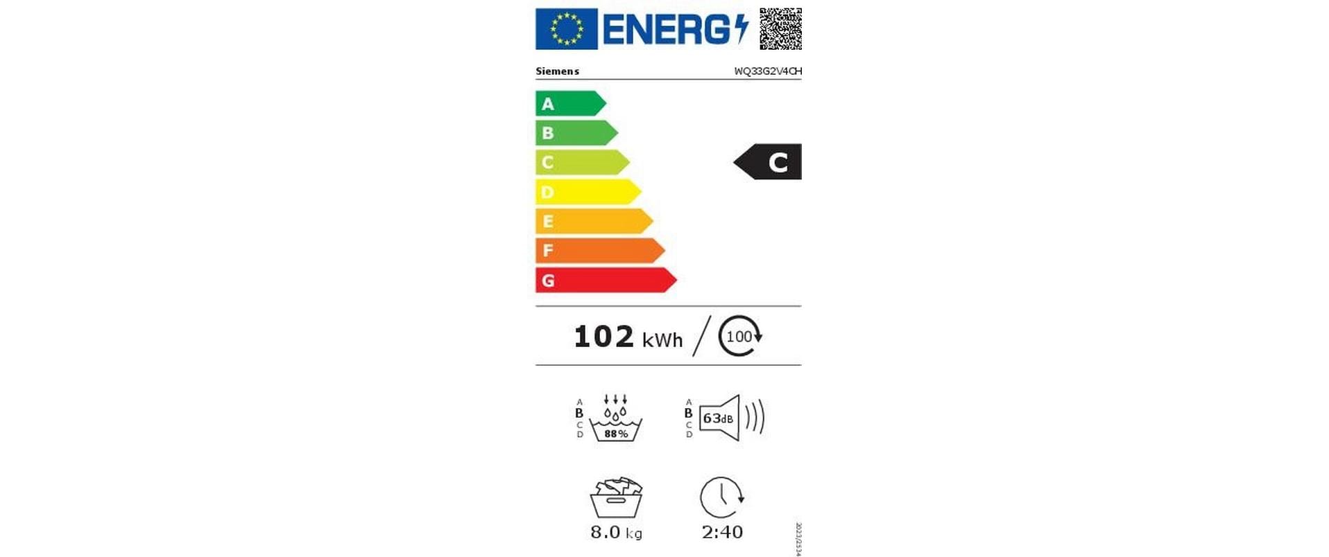 Siemens Wäschetrockner WQ33G2V4CH Rechts Siemens Wäschetrockner WQ33G2V4CH Rechts