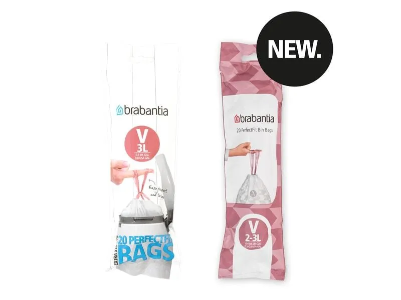 Brabantia Kehrichtsack PerfectFit V 3 l, 20 Stück