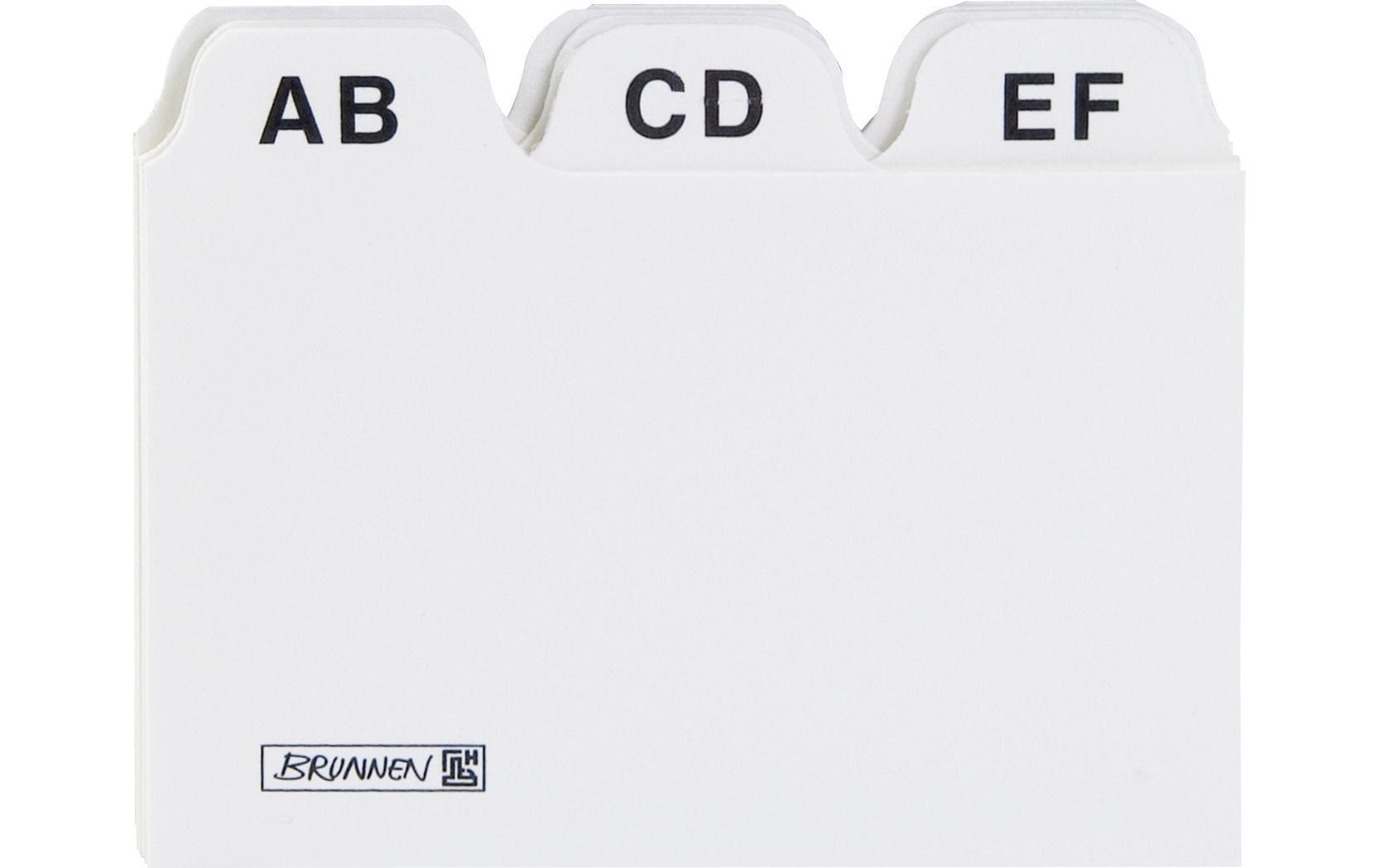 Brunnen Karteikarten A8 A-Z Blanko Brunnen Karteikarten A8 A-Z Blanko