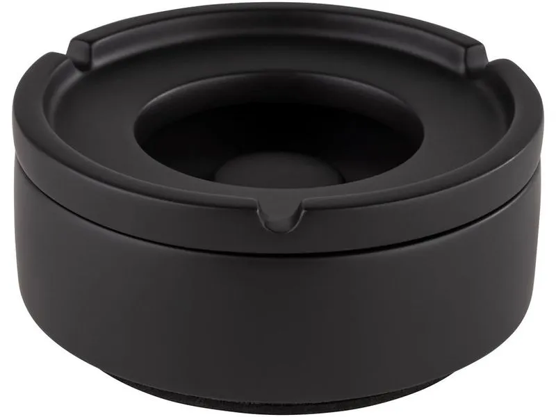 APS Aschenbecher Windascher Element 10.5 cm, Schwarz