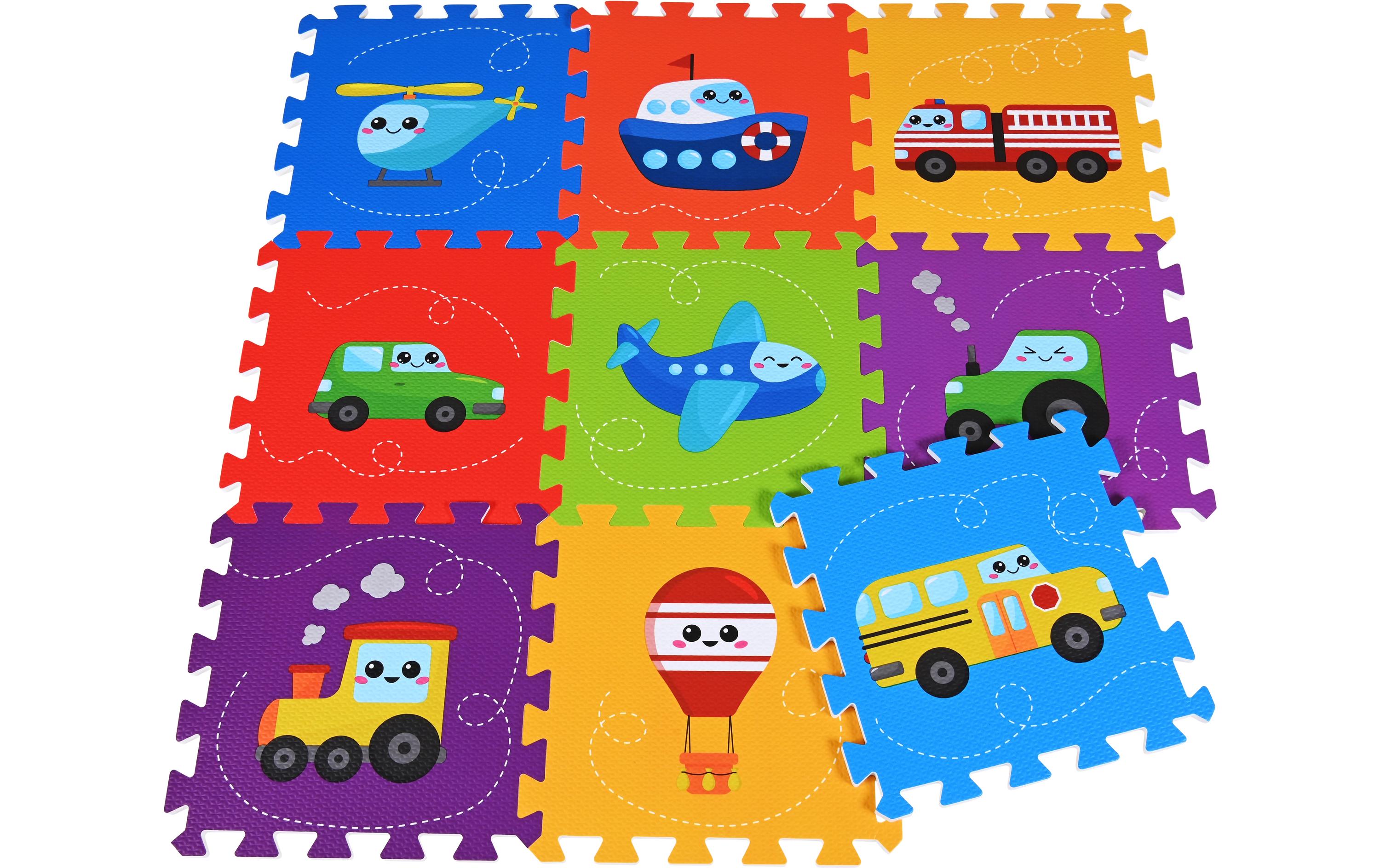 Knorrtoys Puzzlematte Fahrzeuge 9-teilig