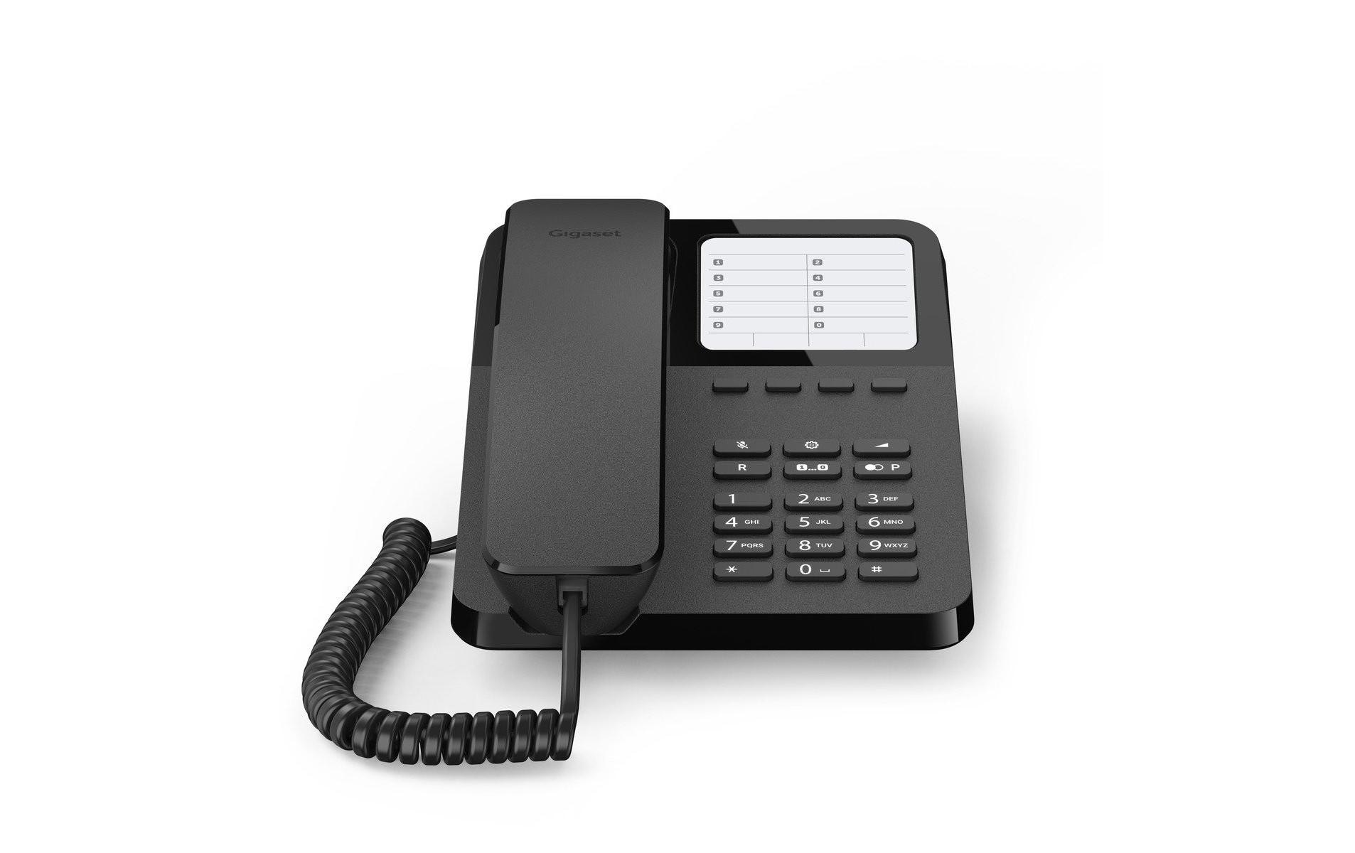 Gigaset Tischtelefon Desk 400 Schwarz Gigaset Tischtelefon Desk 400 Schwarz