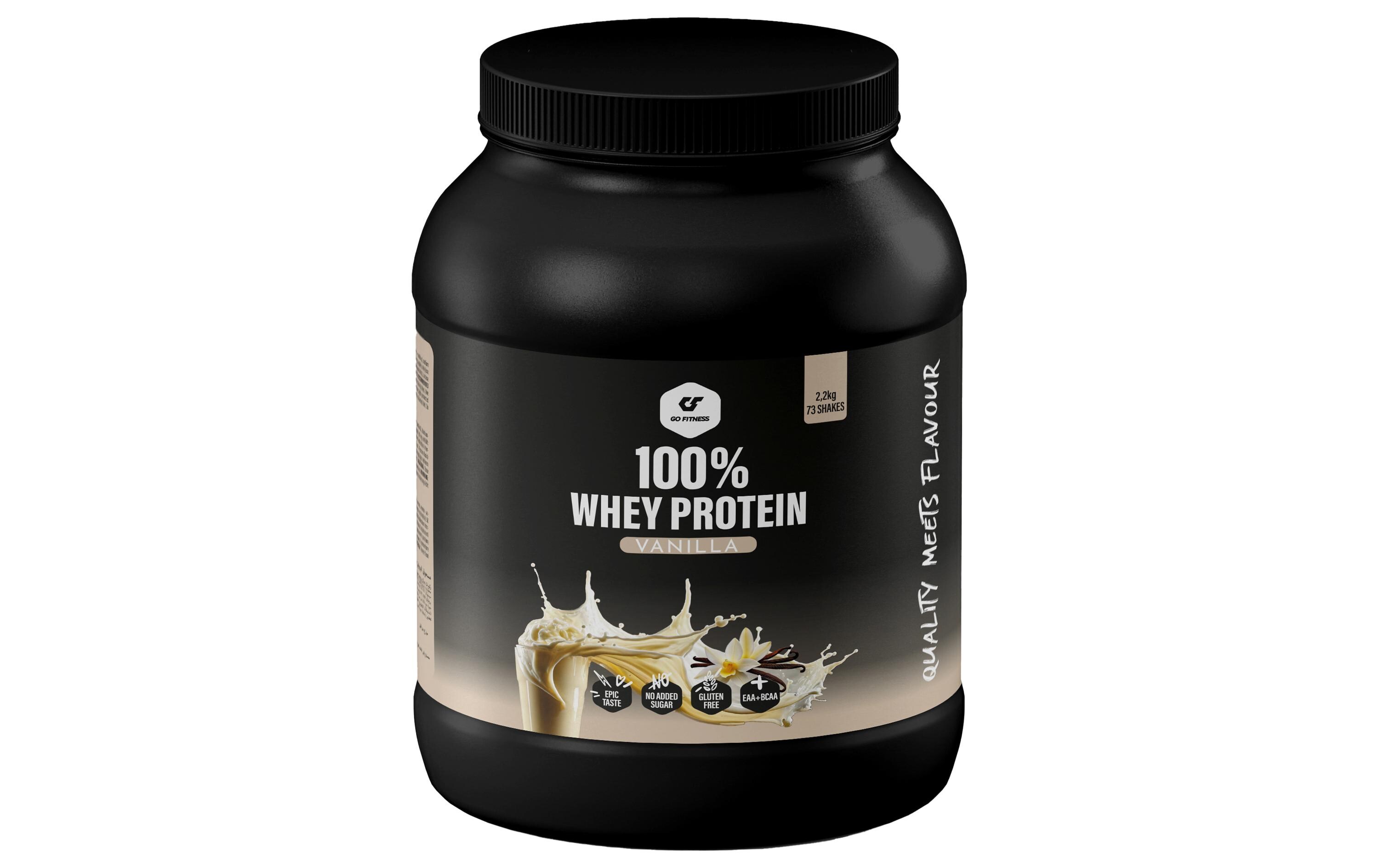 Go Fitness Pulver 100% Whey Protein Vanille 2200 g