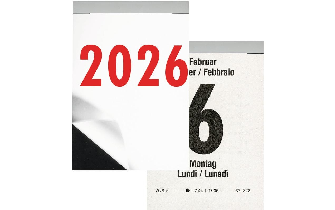Biella Abreisskalender Abreisskalender Tag 6.5 x 9.8 cm, hoch Biella Abreisskalender Abreisskalender Tag 6.5 x 9.8 cm, hoch