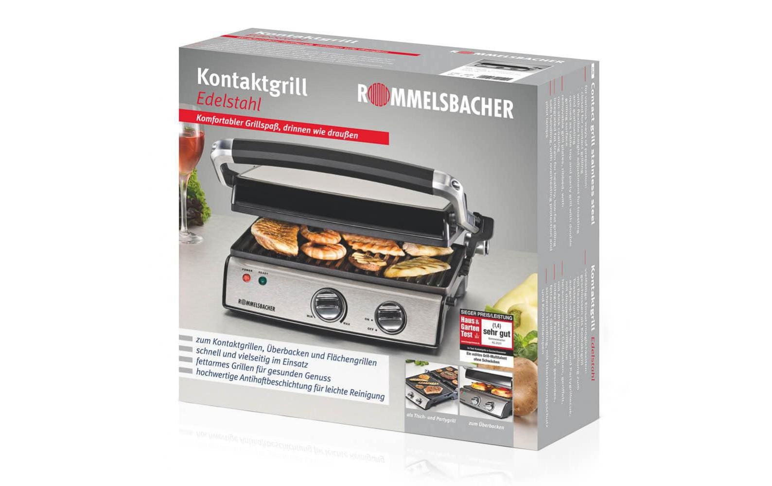 Rommelsbacher Kontaktgrill 20.KG 2020 2000 W