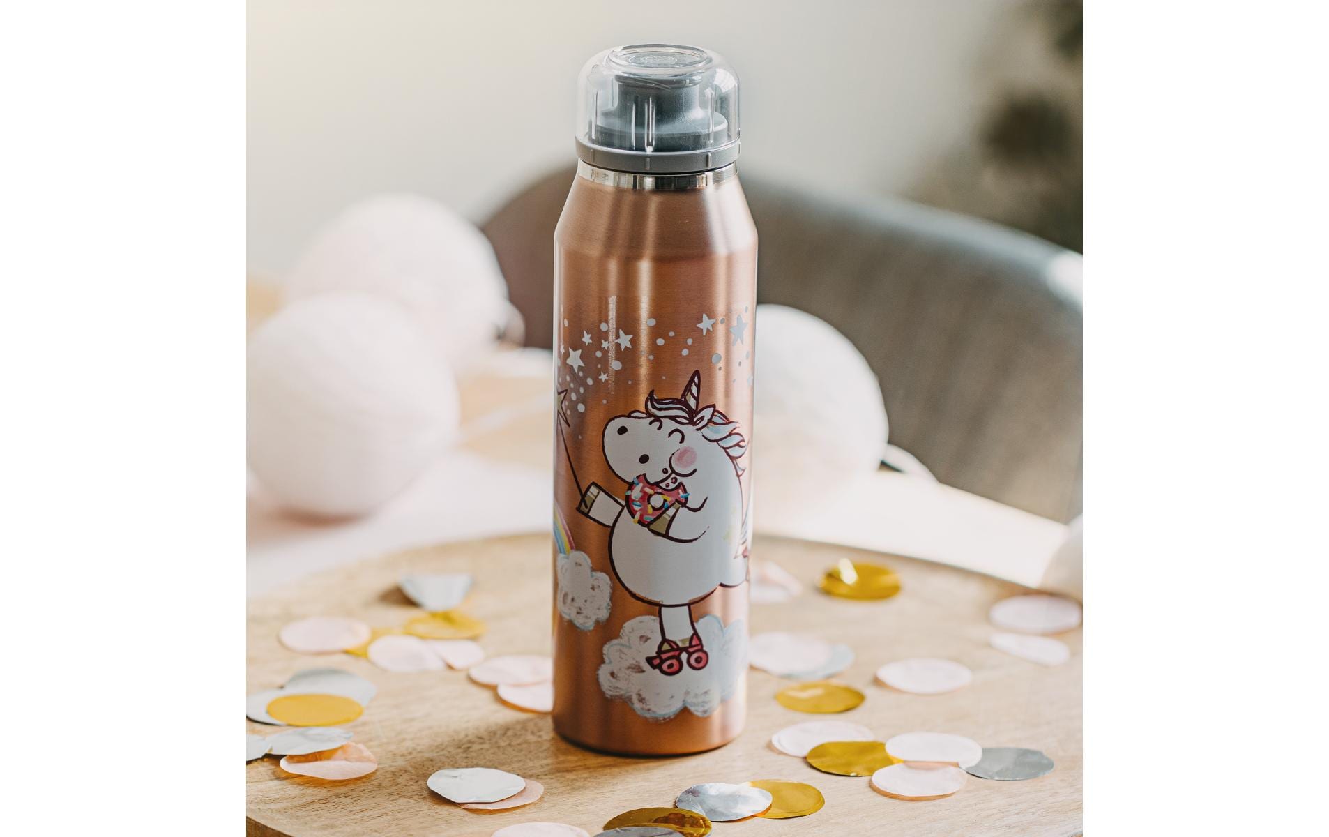 Alfi Thermosflasche Kids Unicorn 500 ml, Rosa