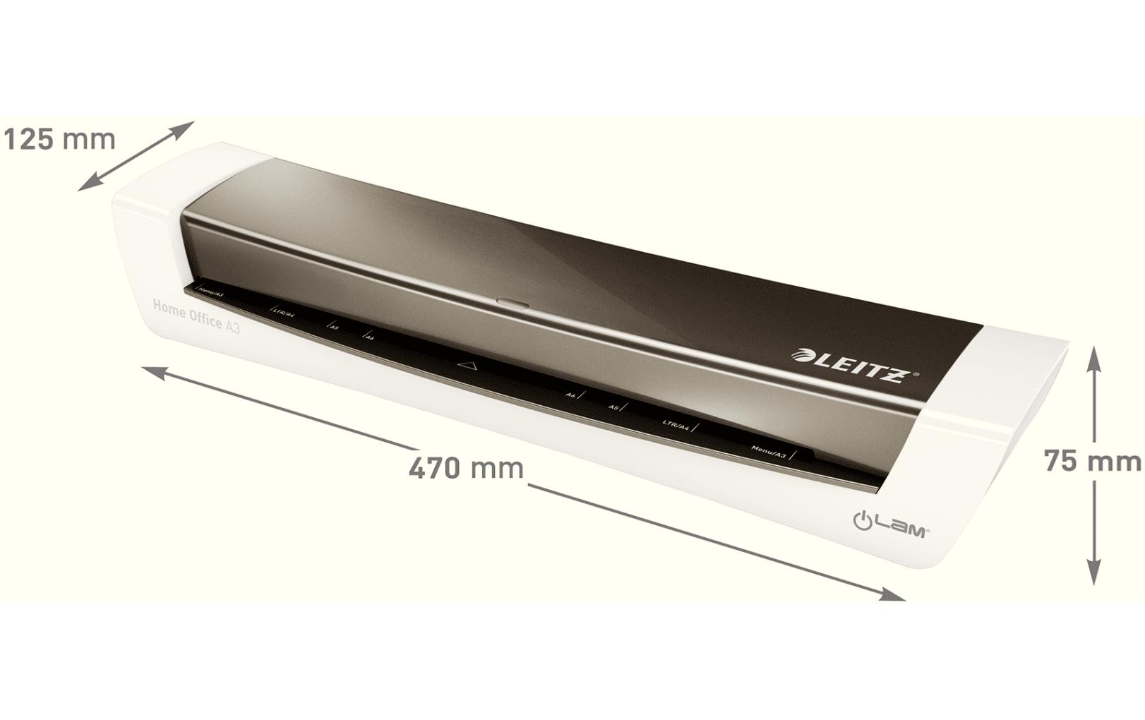 Leitz Bürogeräte Laminiergerät iLAM Home Office A3, 125 mic Leitz Bürogeräte Laminiergerät iLAM Home Office A3, 125 mic