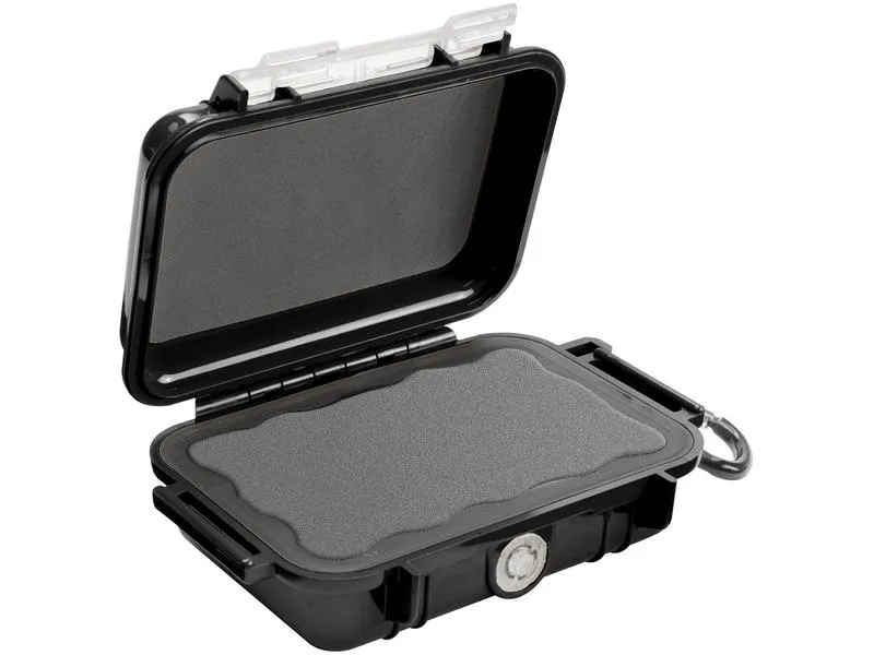 Peli Schutzkoffer Micro 1010 ohne Schaumstoffeinlage, Schwarz Peli Schutzkoffer Micro 1010 ohne Schaumstoffeinlage, Schwarz