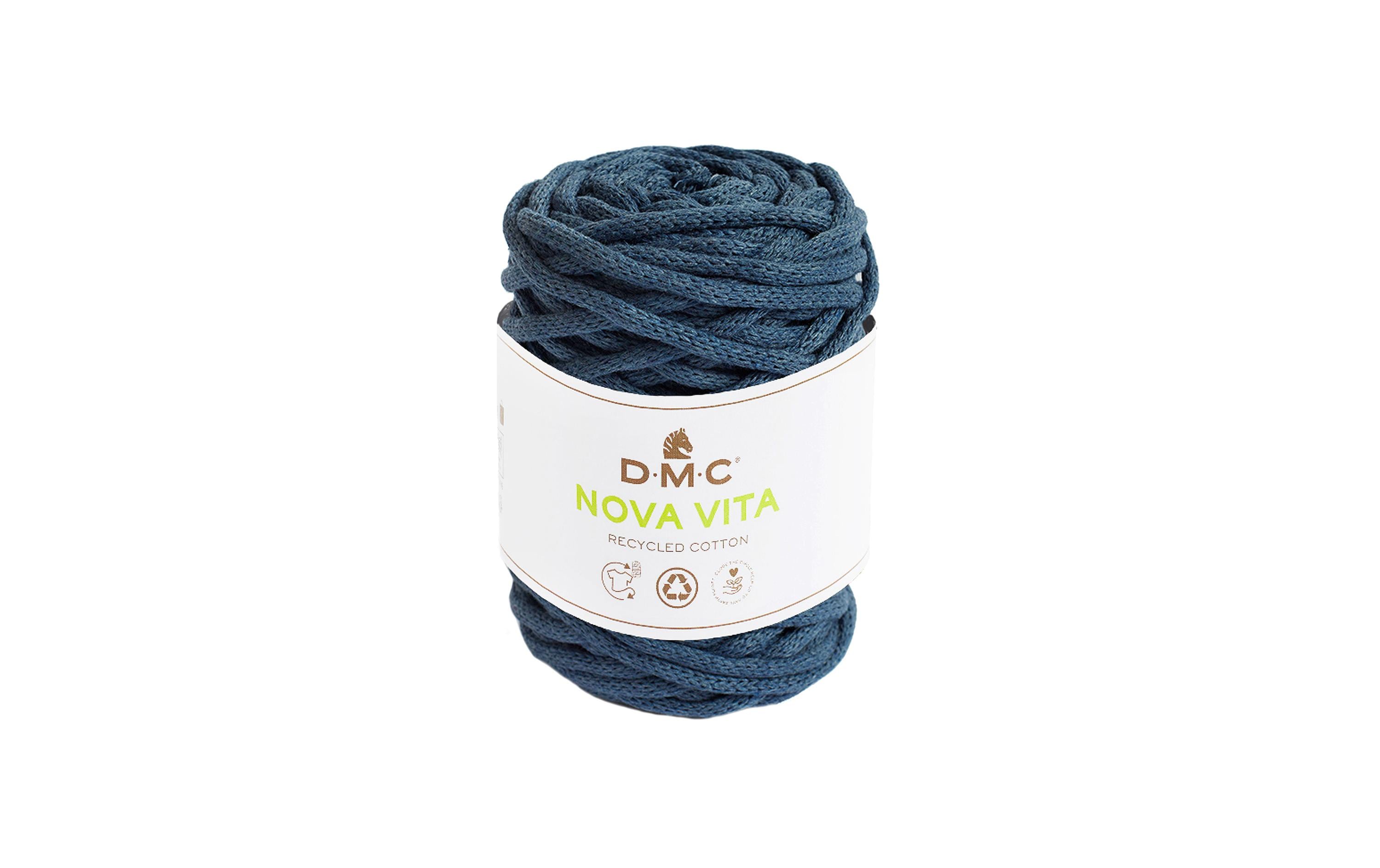 DMC Wolle Nova Vita Makramee Cord 250 g Blau/Grau