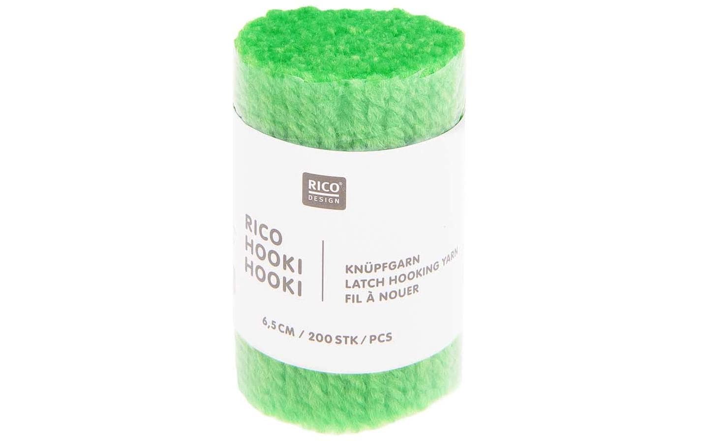 Rico Design Hooki Knüpfgarn Neongrün
