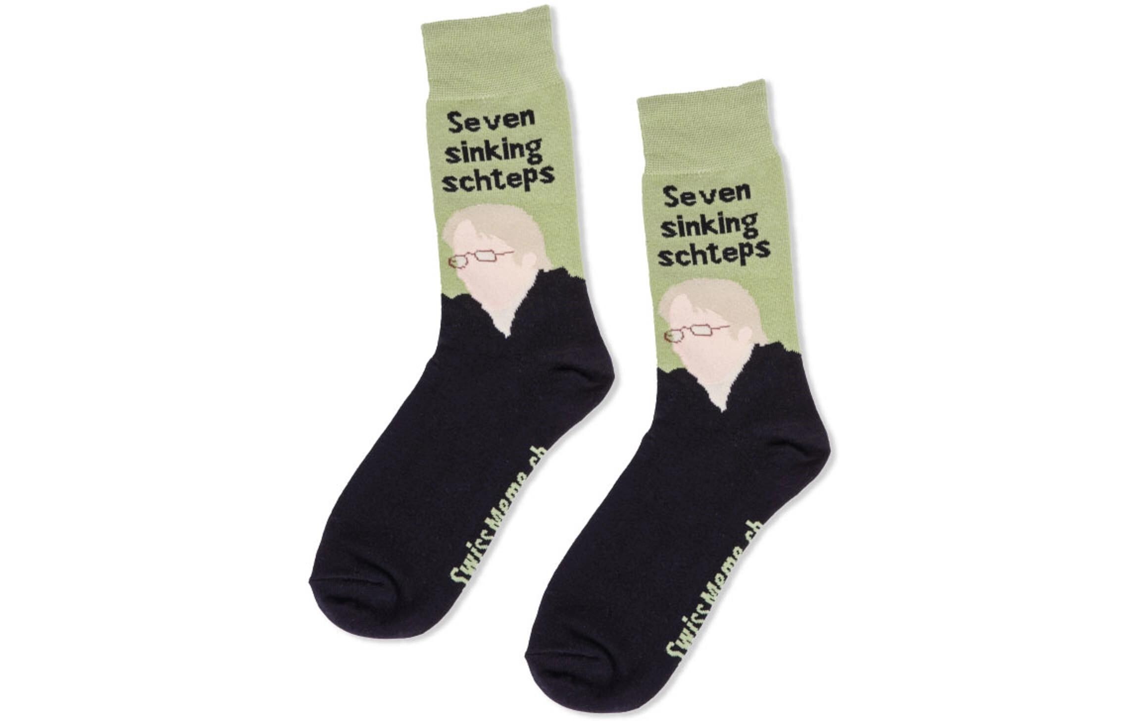 Swissmeme Socken Seven sinking schteps, Grösse 37-42