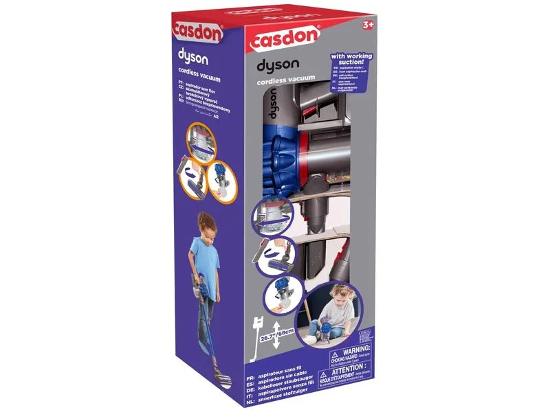 Casdon Reinigungs-Spielzeug Dyson Staubsauger V8 Cord Free Blau