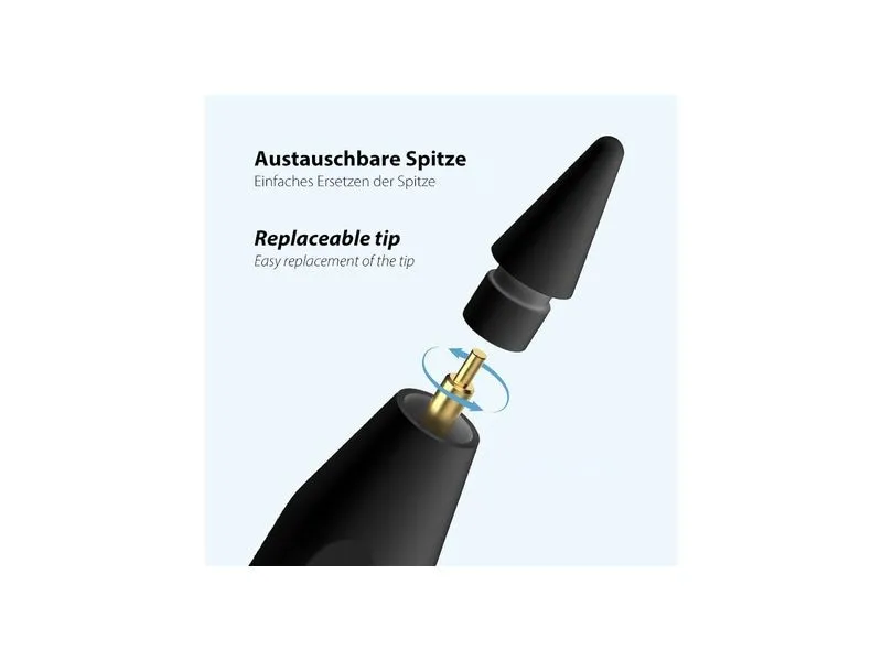 LMP Eingabestiftspitze DigiPen Schwarz 3 Stück