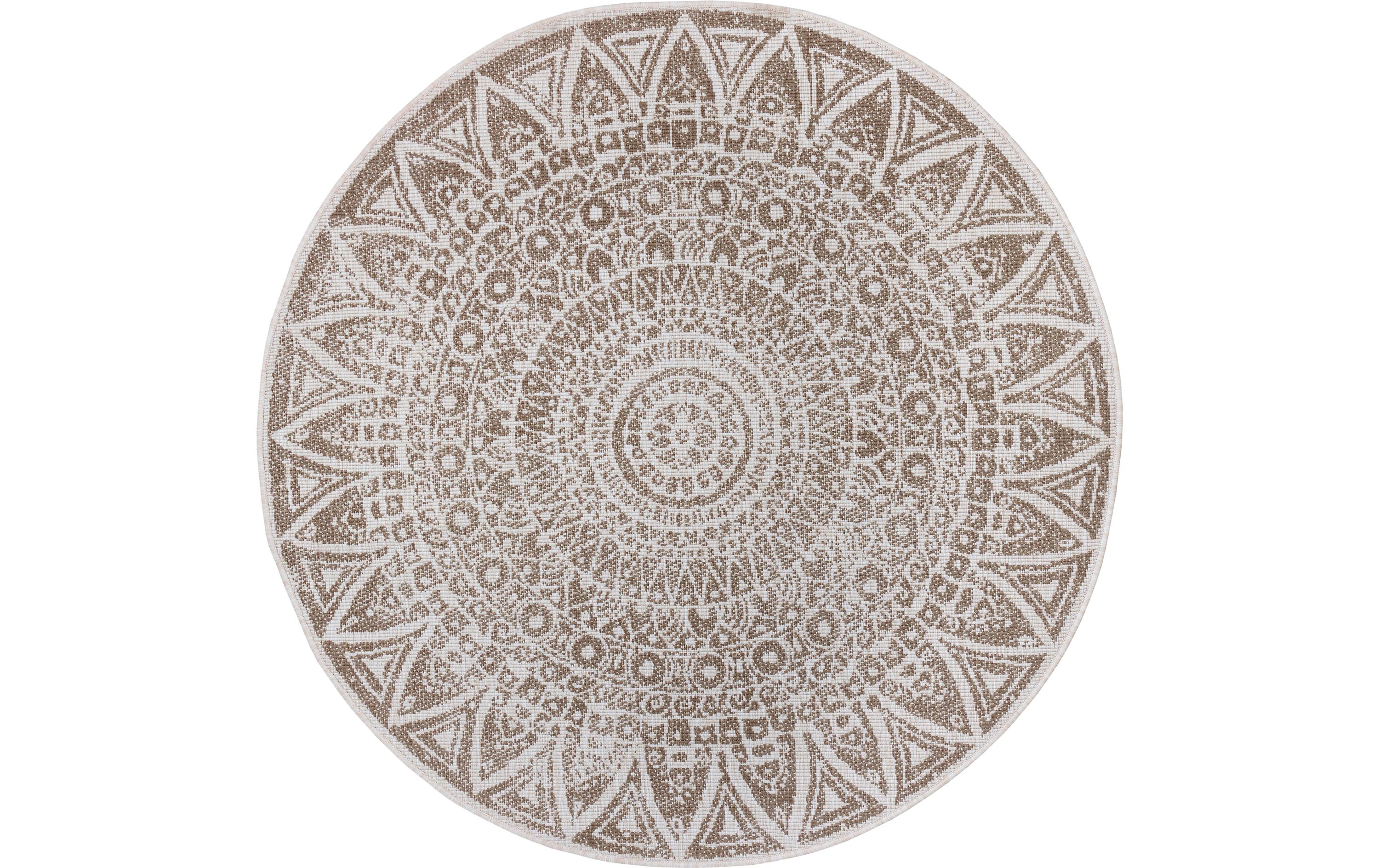 Freundin Home Collection Teppich Lilja 140 cm, Beige