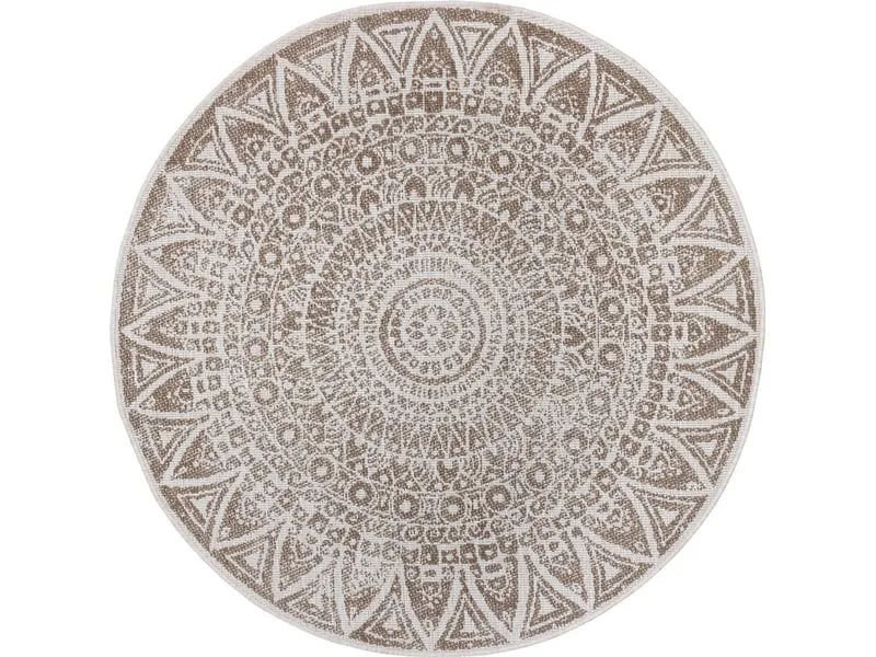 Freundin Home Collection Teppich Lilja 140 cm, Beige Freundin Home Collection Teppich Lilja 140 cm, Beige