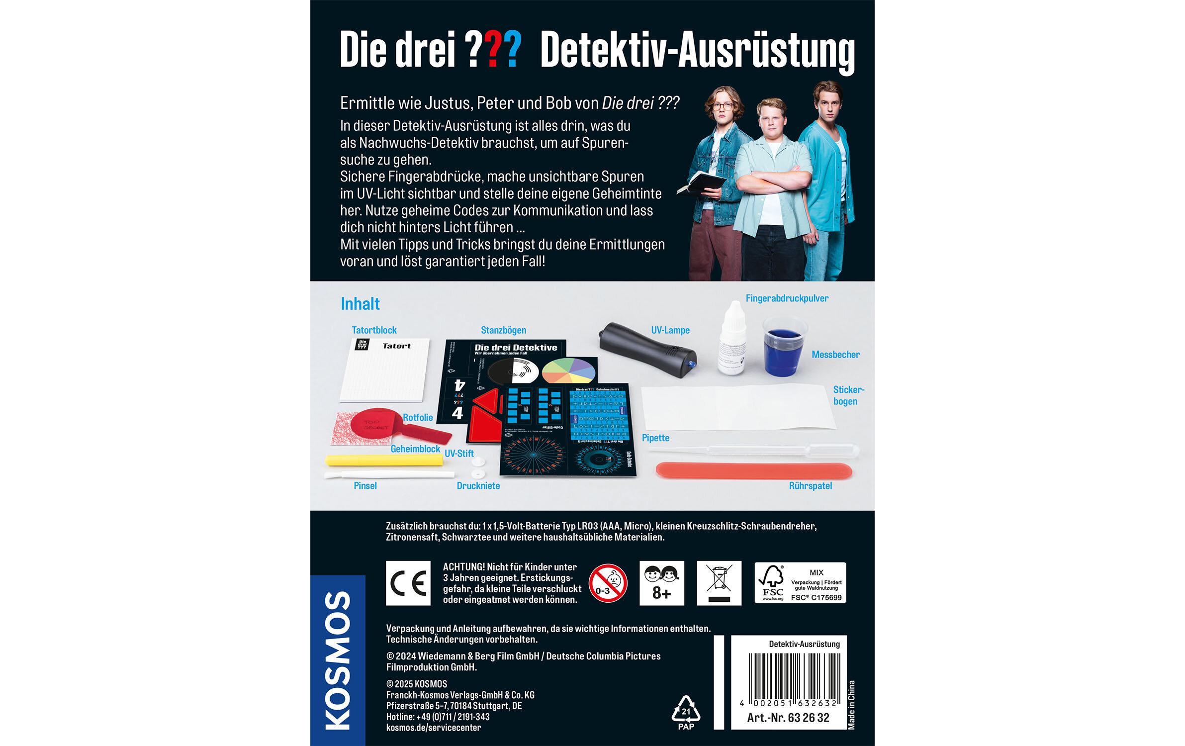 Kosmos Die drei ??? und der Karpatenhund Detektiv-Ausrüstung Kosmos Die drei ??? und der Karpatenhund Detektiv-Ausrüstung