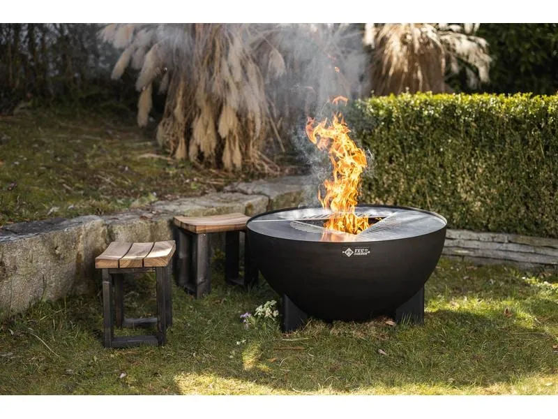 FEU DU JARDIN Feuerstelle Tria, Ø 98 cm, Schwarz FEU DU JARDIN Feuerstelle Tria, Ø 98 cm, Schwarz