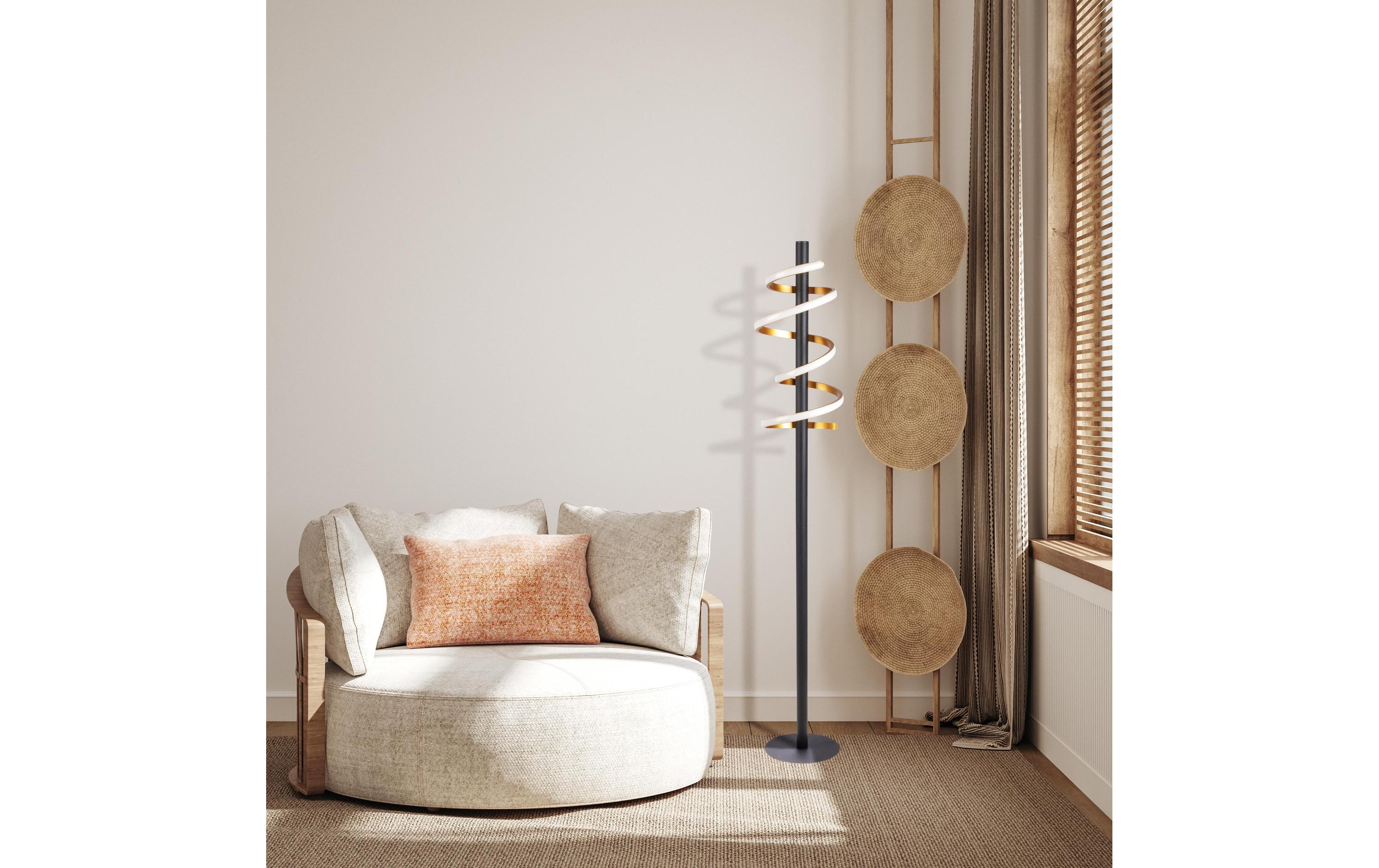 Näve Stehleuchte LED «BELLEZA» Gold