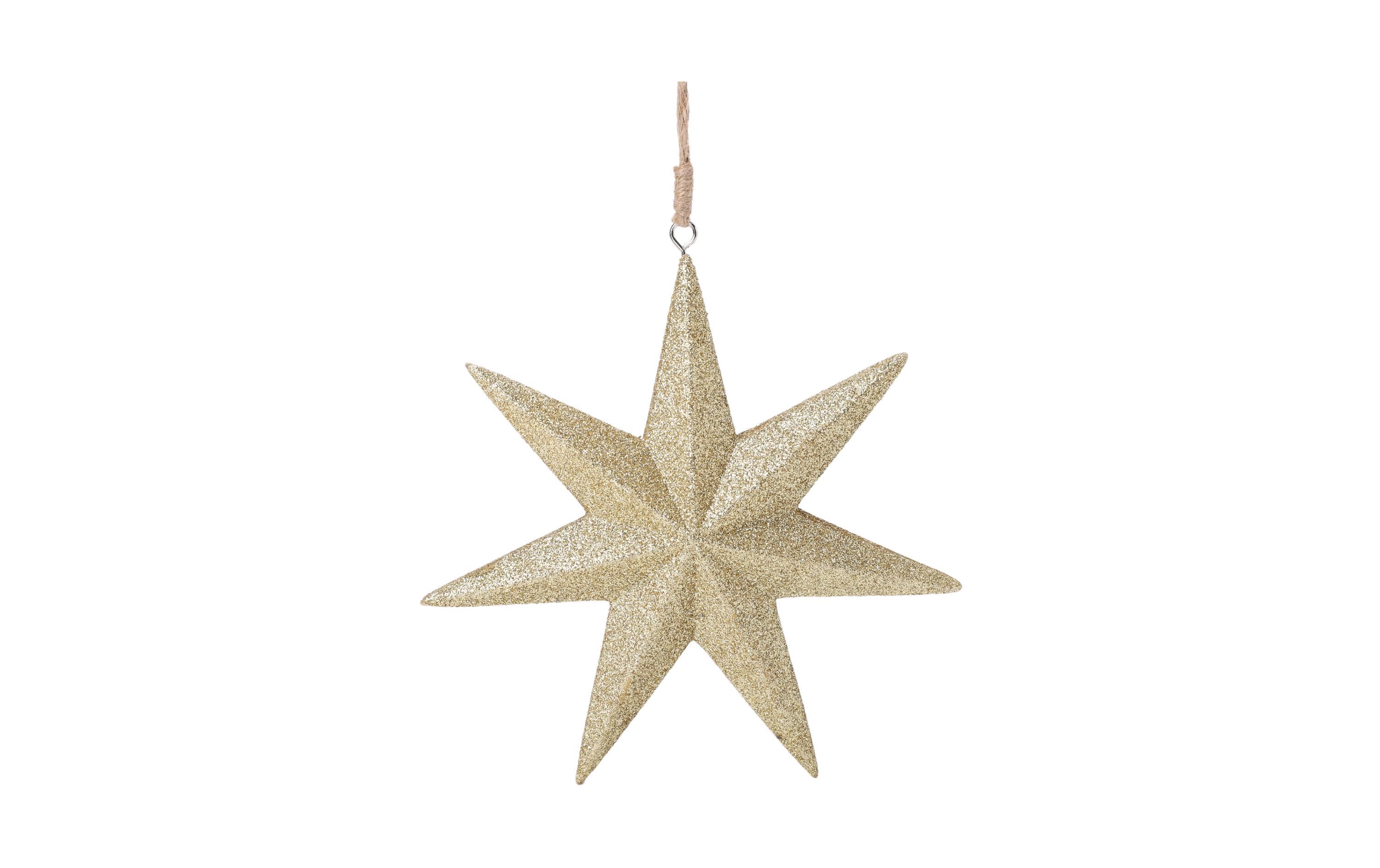 CHALET Aufhänger Stern Gemini 21 x 4 x 21 cm