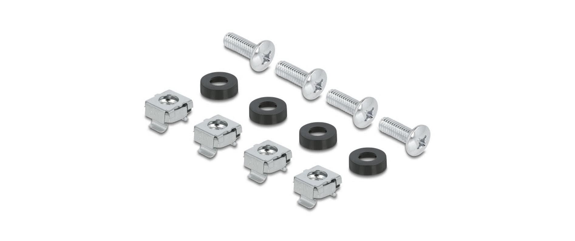 Delock Schutzschalterleiste 3HE 19, Schwarz