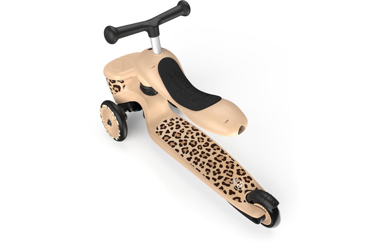 Scoot and Ride Scooter Leopard Beige