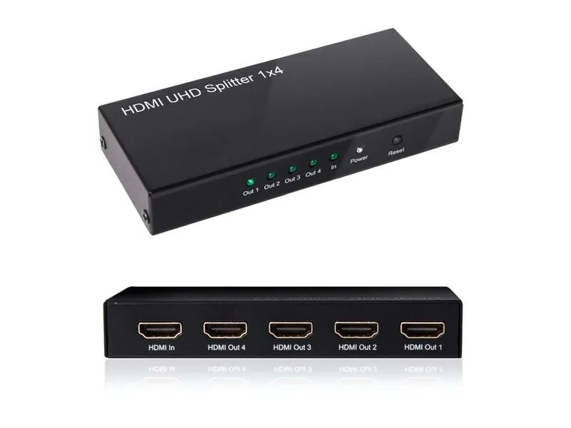 Club 3D 4-Port Signalsplitter HDMI 2.0 UHD Splitter 4 Port Club 3D 4-Port Signalsplitter HDMI 2.0 UHD Splitter 4 Port